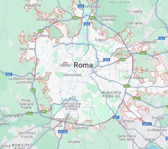 Rome City Map